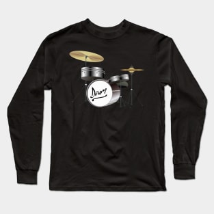 drums Long Sleeve T-Shirt